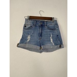 Kancan High‎ Rise Stretch Distressed Women’s Shorts Size 3/25